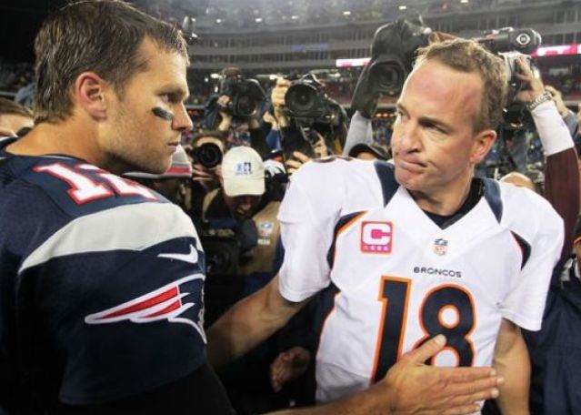 Tom Brady and Peyton Manning will meet in the AFC Championship game once more on Jan. 24 2016 in Denver