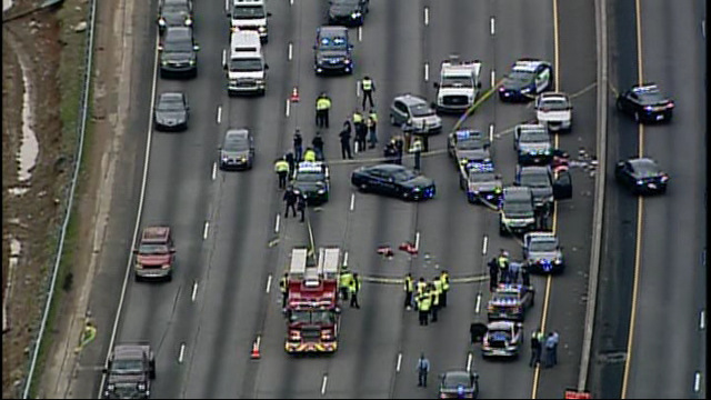 Update: Trooper Shot in Cobb Police Chase is Alert; I-75 Still Jammed