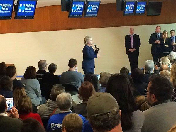 Hillary Clinton in Adel