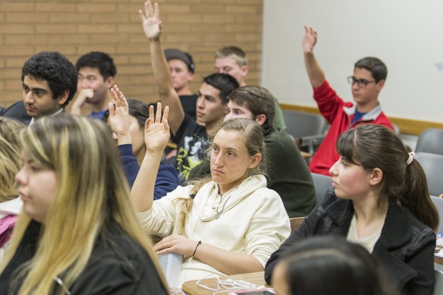 Members of the student group Bruin Republicans vote to select the presidential candidate they want to endorse in the upcoming elections