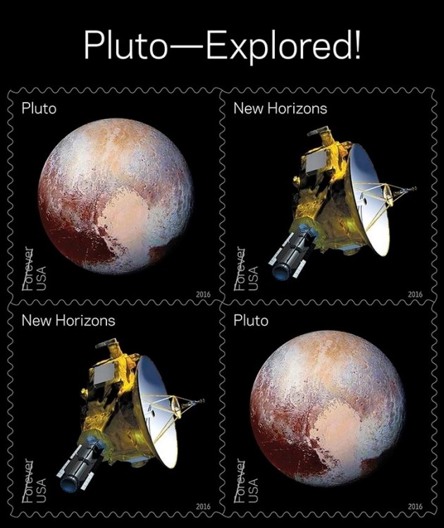 Pluto stamps