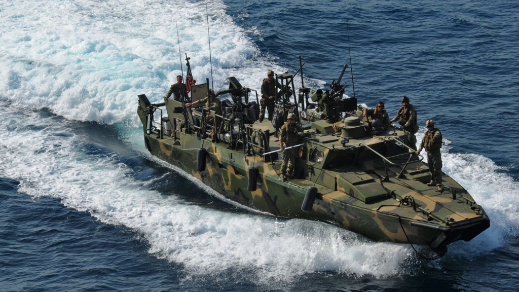 Two riverine command boats like this one were taken into custody by Iran along with 10 U.S. sailors