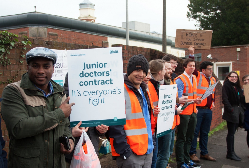 Junior Doctors in Winchester Stand Firm