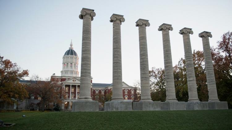 Academic Hall on the campus of University of Missouri- Columbia where Mike Middleton will take over as president