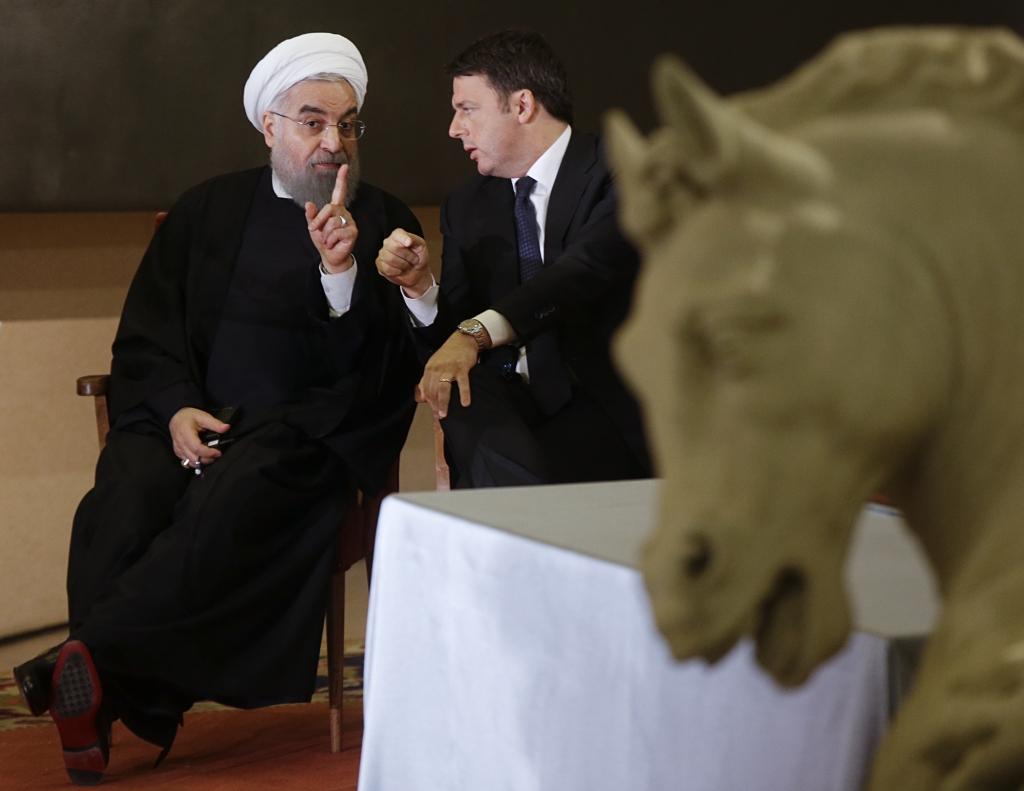 Iran leader in Rome boasts nation now most stable in region