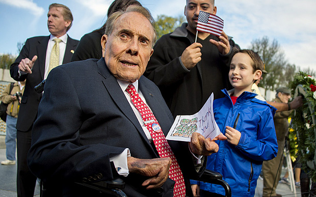 Veteran US politician Bob Dole