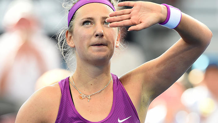 Victoria Azarenka has reached the quarter-finals of the Brisbane International