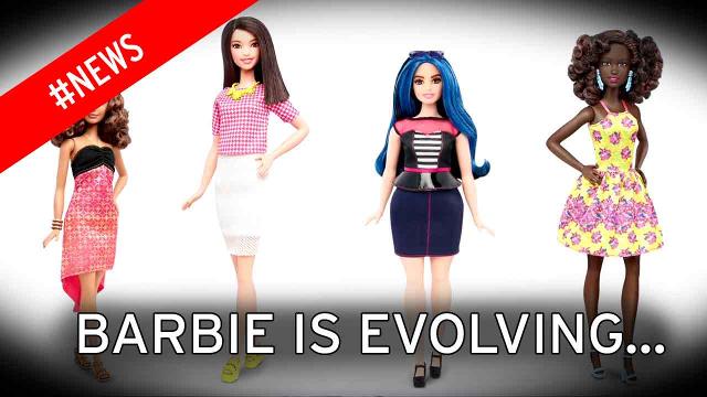 Makers of Barbie release three new body shapes including curvier doll