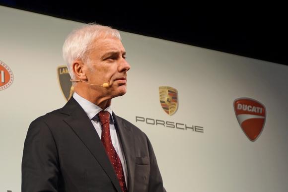 Volkswagen chief Matthias Mueller																														
										Close