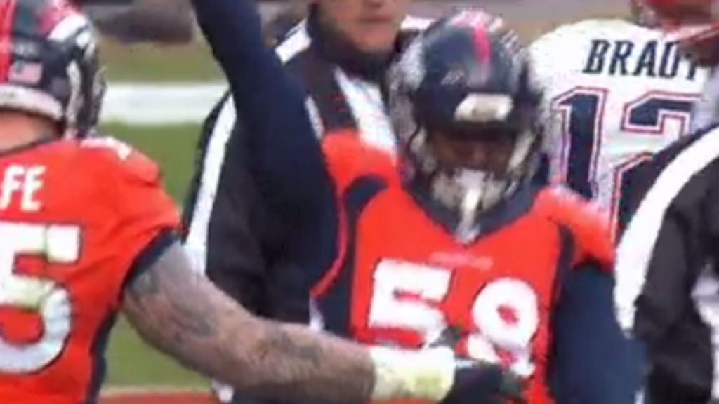 Von Miller grabs his crotch