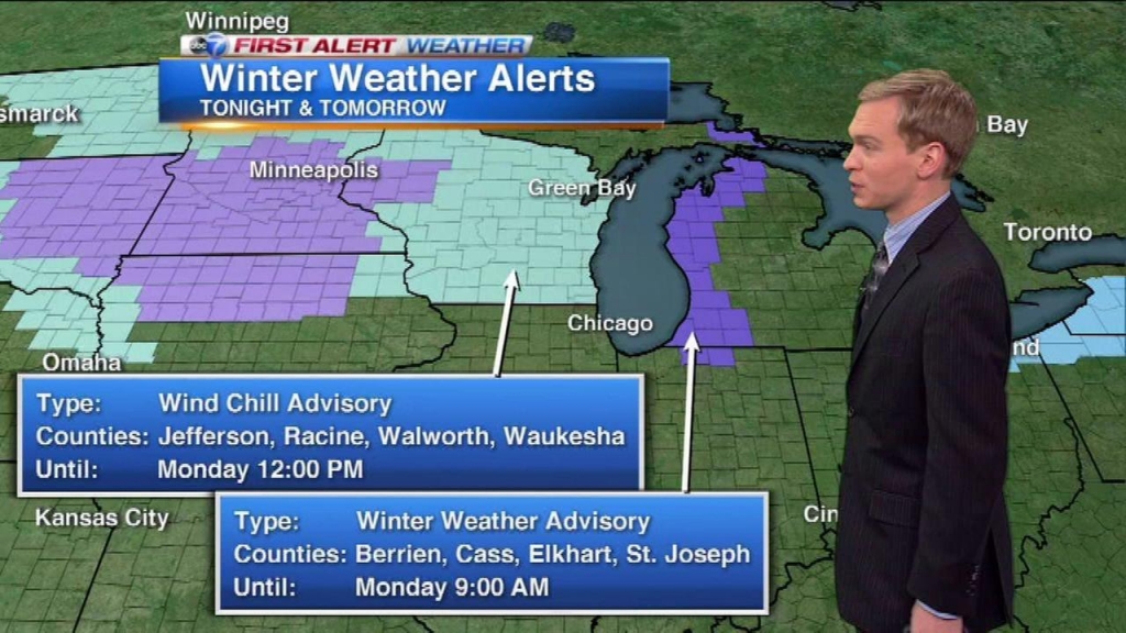 Chicago weather Frigid wind chills expected Sunday across Chicago area