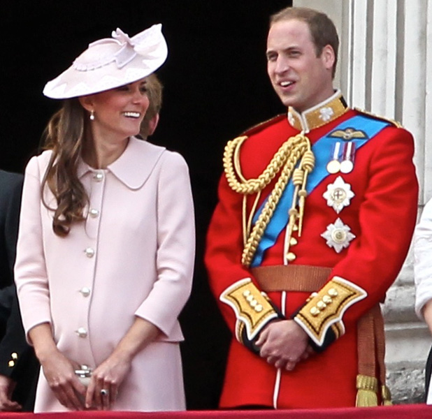 Trooping the Colour 2013- The Queen's Birthday Parade- Buckingham Palace
Kate Middleton,Prince William
Credit