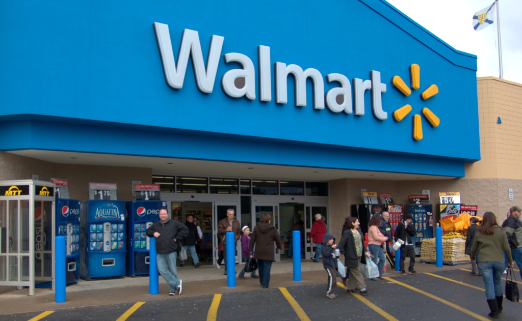 Suburban Walmart Sign