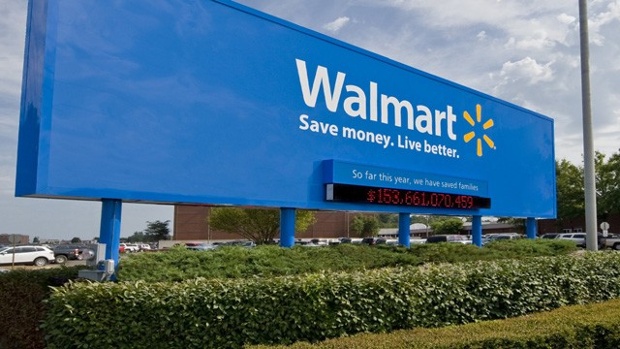 Walmart headquarters sign