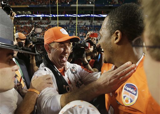 Dabo Swinney Deshaun Watson