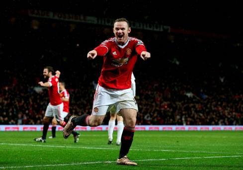 Wayne Rooney moved ahead of Denis Law on United's all-time scorer list with his first league goal since October