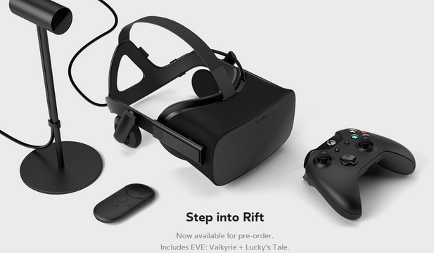 Well Oculus certainly scores points on aesthetics