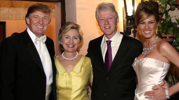 Trump and Clintons