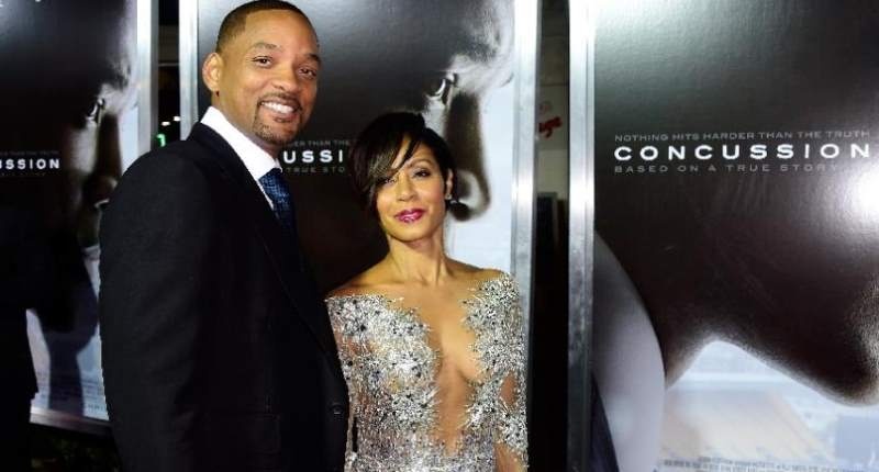 Will Smith and Jada Pinkett Smith arrive at the screening of Columbia