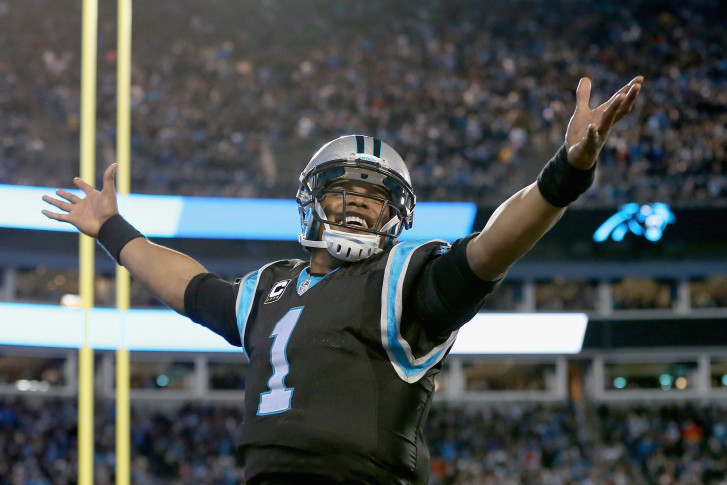 Future & Jeezy Joined Cam Newton On Field Before Today's Game