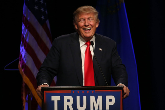 Republican Presidential Candidate Donald Trump Holds Rally In Las Vegas