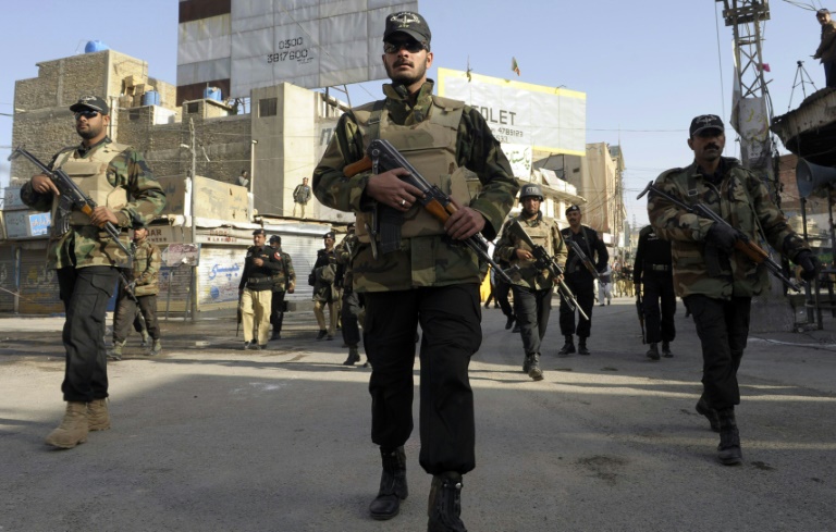 AFP  File  Banaras Khan Pakistani police commandos are seen patrolling a street in the south-western city of Quetta