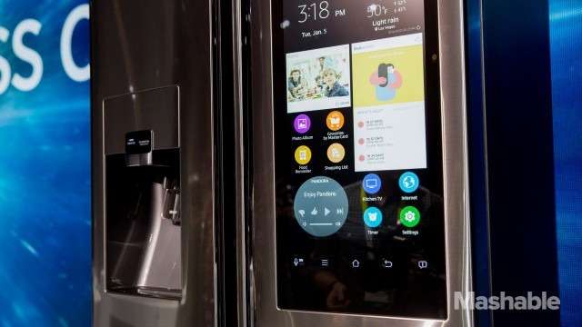 Samsung Family Hub Fridge at CES2016