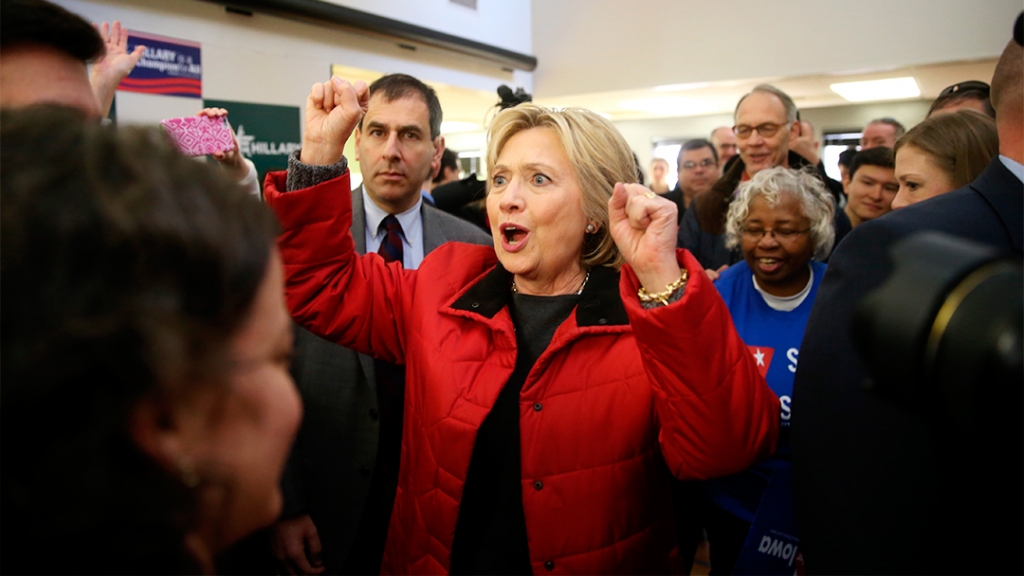 Hillary Clinton Wins Iowa Caucus