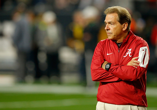 Alabama head coach Nick Saban