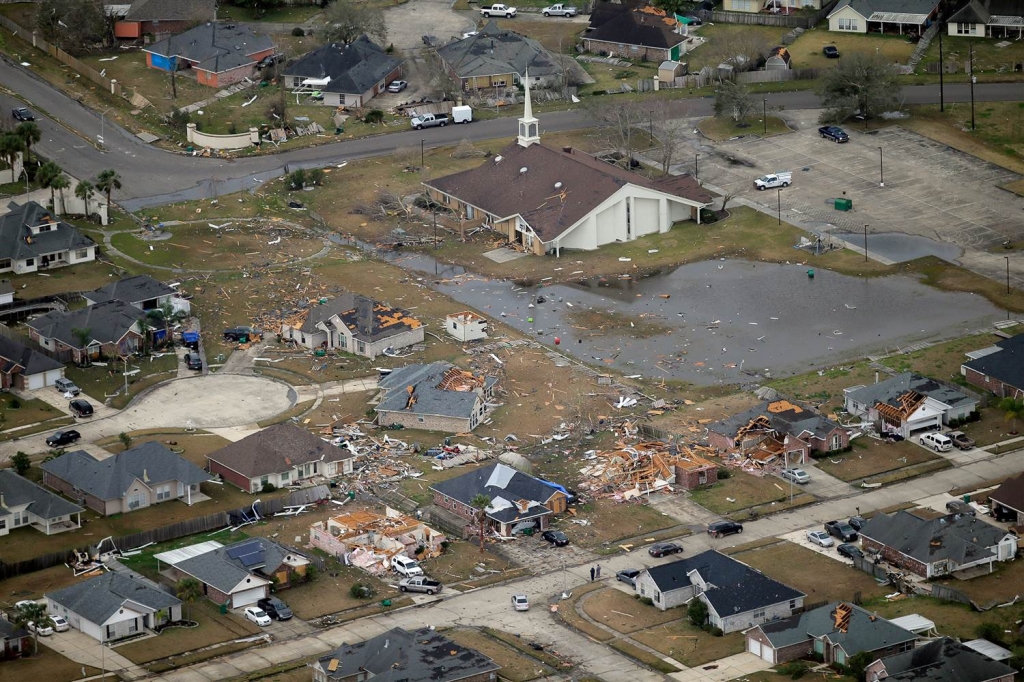 IMAGE Tornado damage in LaPlace Louisiana