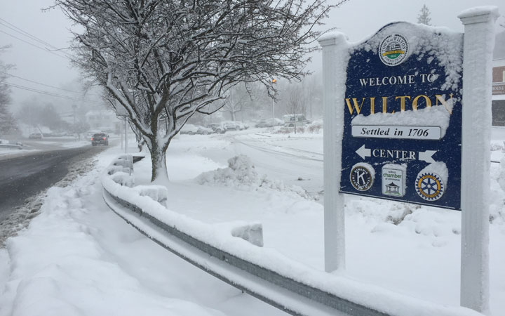 Snow in Wilton Center on Feb. 5 — Hayden Turek