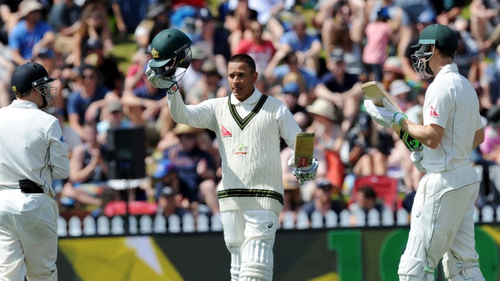 Australia batsman Usman Khawaja has delivered another Test century in Wellington