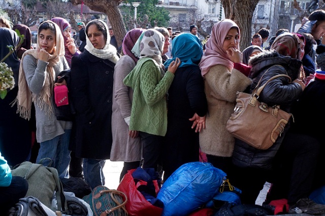 Migrants Continue To Pour Through The Greek Port Of Piraeus