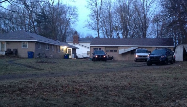 Authorities search the home of Kalamazoo shooting suspect Jason Dalton Feb. 21 2016