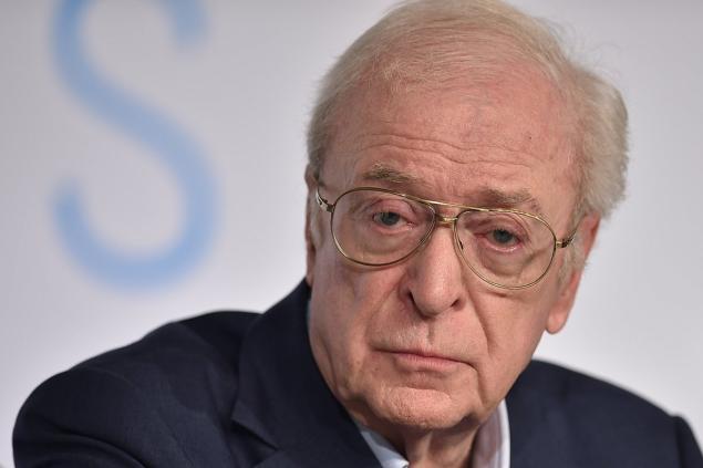 Michael Caine attends a press conference for the film'Youth at the 68th Cannes Film Festival in May 2015