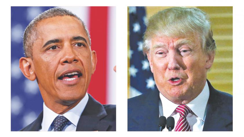 Barack Obama & Donald Trump