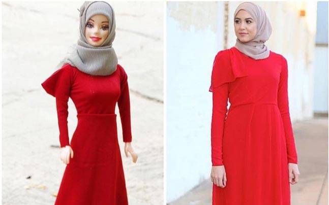 Trendy, new and diverse 'Hijarbie' Barbie is a hit on Instagram