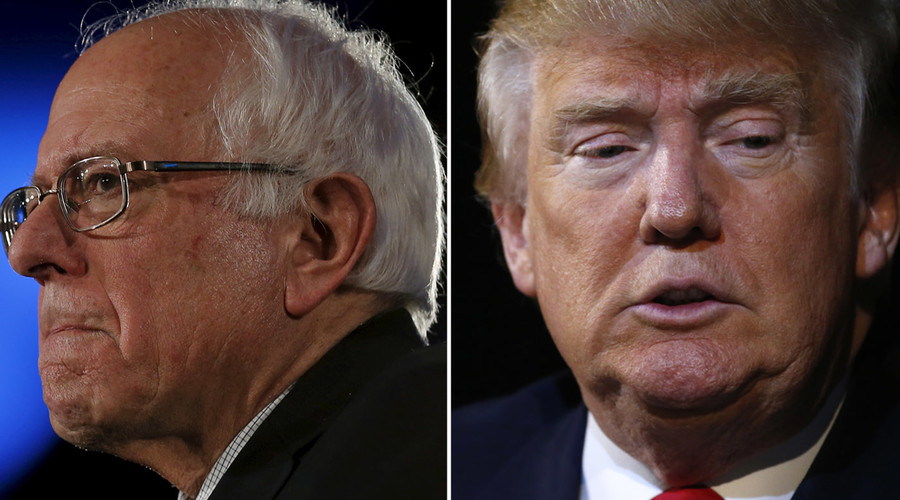 Bernie Sanders, Donald Trump