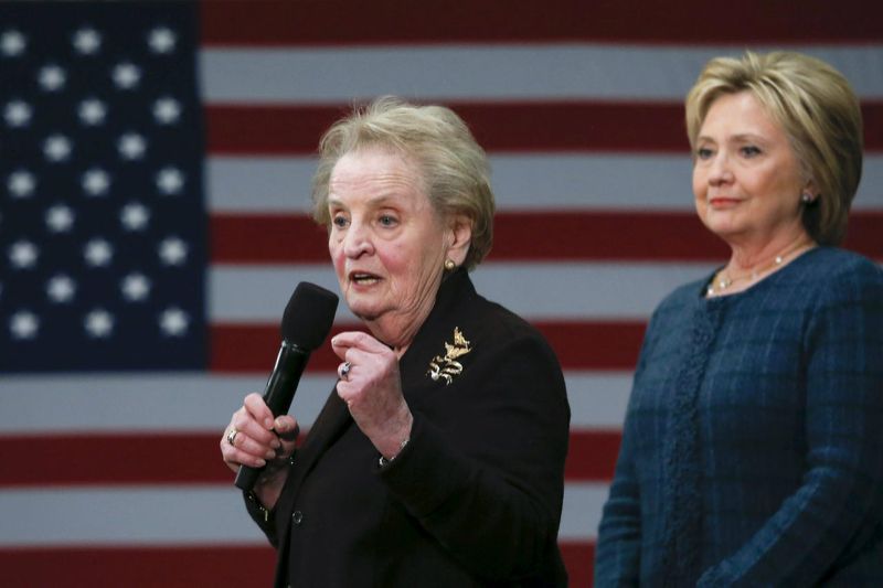 Hillary Clinton addresses sexism after Madeleine Albright and Gloria Steinem scold young women for backing Bernie