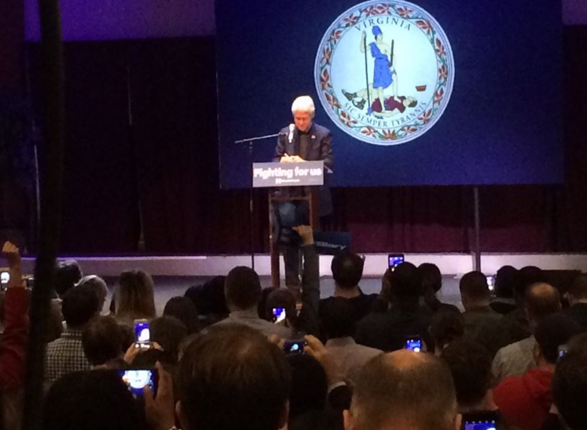 Bill Clinton at the Hippodrome Theater