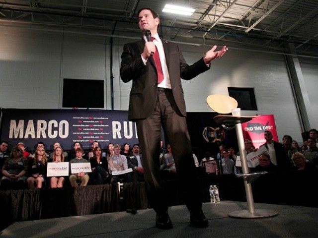 Sen. Marco Rubio holds a campaign rally February 22nd 2016 in Grand Rapids Michigan