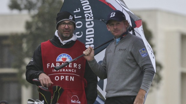 Brandt Snedeker The clubhouse leader at Torrey Pines as play is suspended