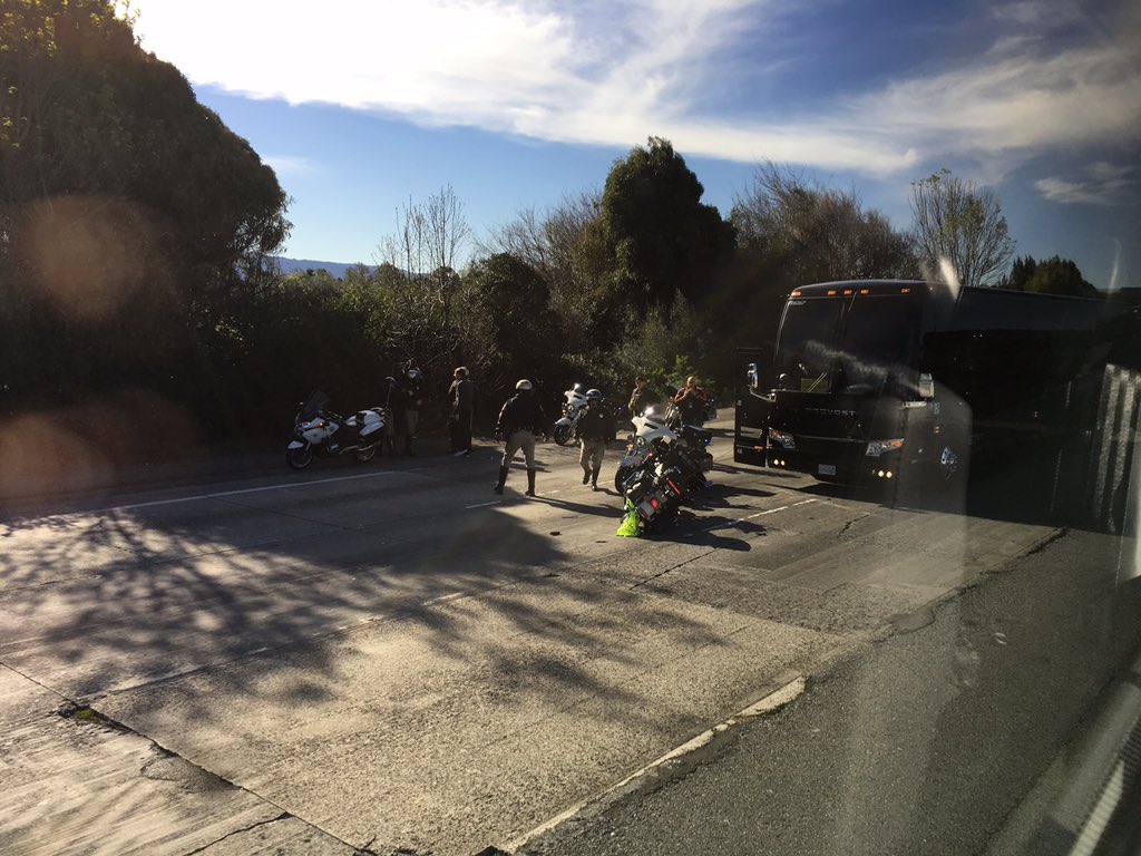 Denver Broncos team bus crashes Monday afternoon