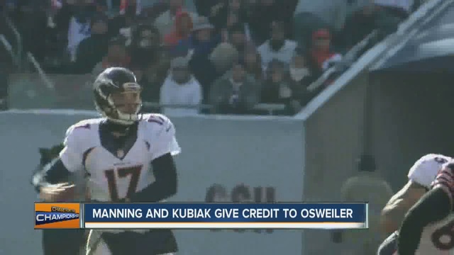 Broncos credit Brock Osweiler with helping team get to Super Bowl                      KMGH