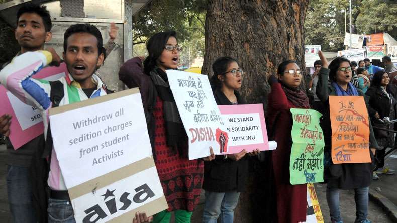 Students protest