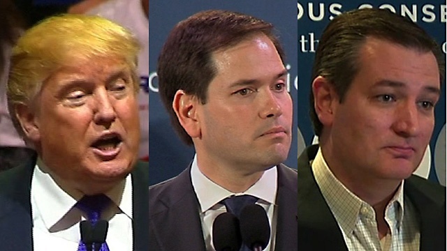 Trump Rubio Cruz