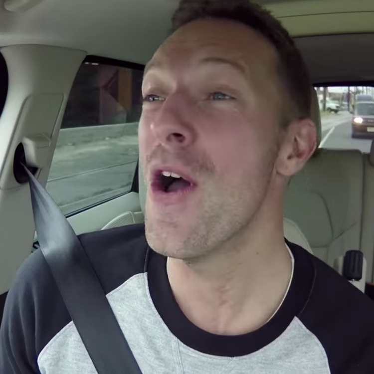 Chris Martin Carpool Karaoke James Corden super bowl NFL