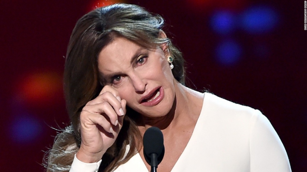 Caitlyn Jenner speaks at the 2015 ESPY awards. Getty Images