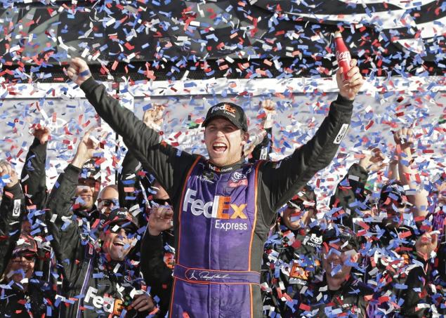 Chuck Burton  AP  2016 Daytona 500 winner Denny Hamlin has been dreaming of this day since elementary school