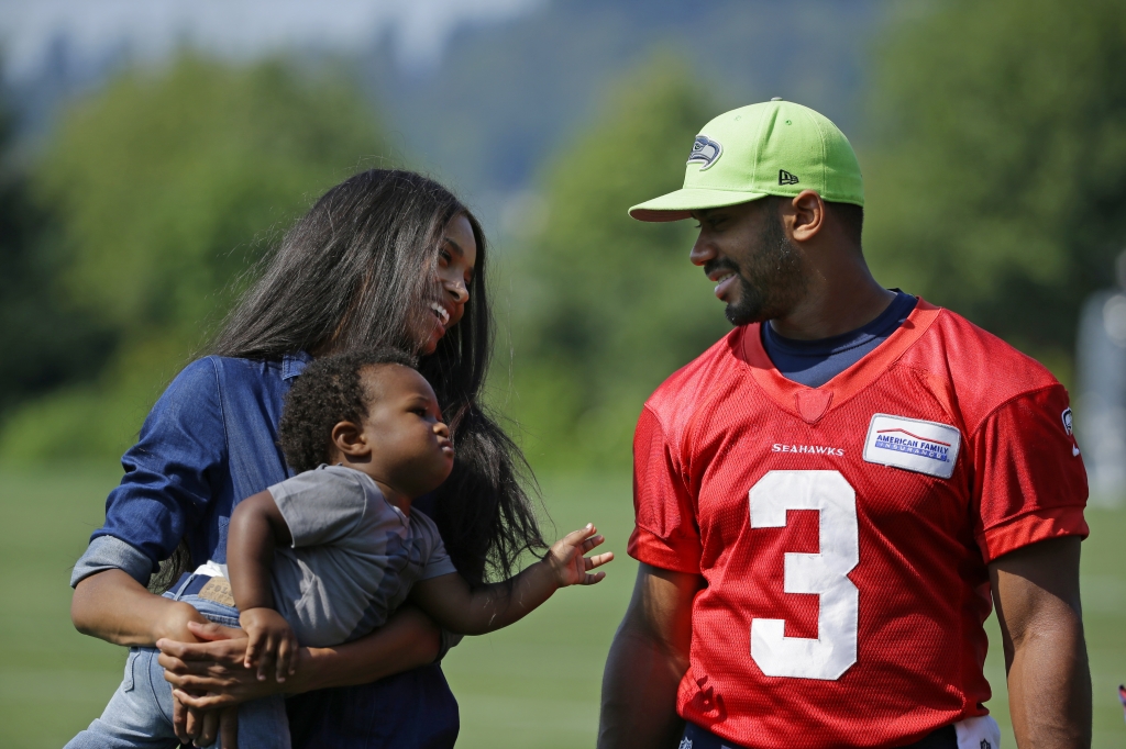 Ciara Russell Wilson and baby Future